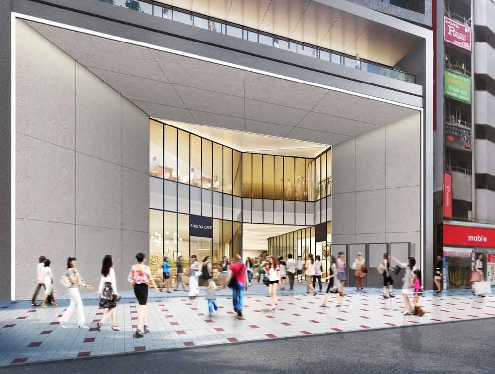 渋谷区道玄坂二丁目開発計画／画像提供：PPIH