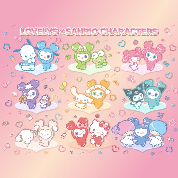 TWICE LOVELYS ×サンリオキャラクターズ(C)’25 SANRIO CHOCOLATE (C)TBS (C)MIXI (C)JYP Entertainment. (C)2025 Warner Music Japan Inc. 著作(株)サンリオ