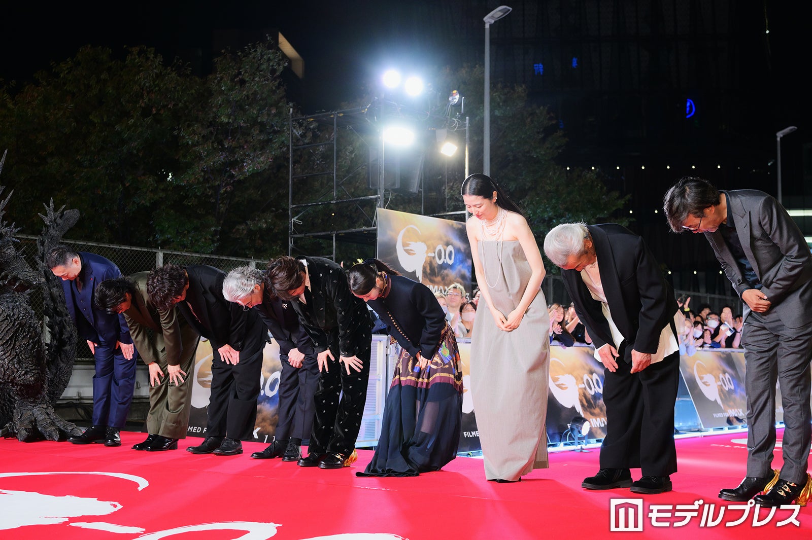 田中美央、山田裕貴、佐々木蔵之介、吉岡秀隆、神木隆之介、浜辺美波、長澤まさみ、田中泯、山崎貴監督（C）モデルプレス