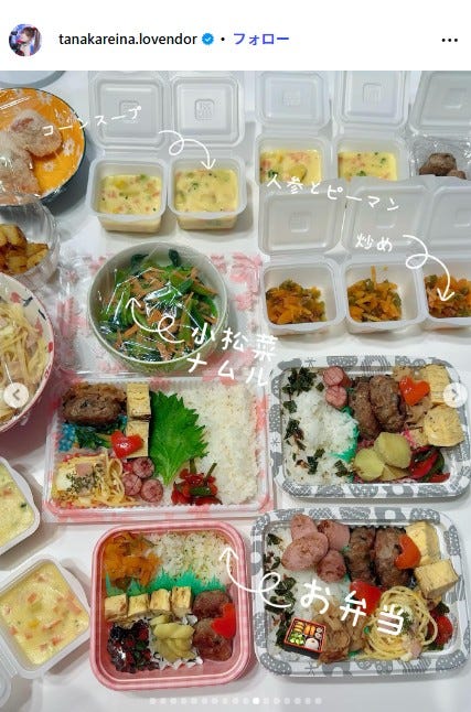 田中れいな Instagramより