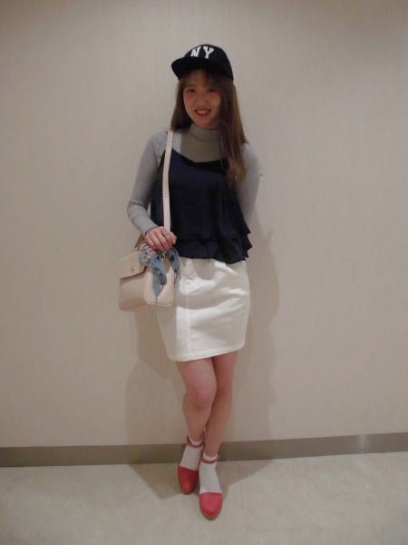 サテンティアードキャミ「Heather」3,132円（税込）／画像提供：[.st]