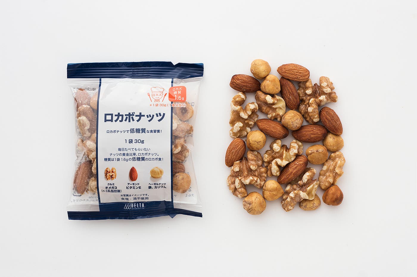 「1週間分のロカボナッツ」/画像提供:株式会社デルタインターナショナル