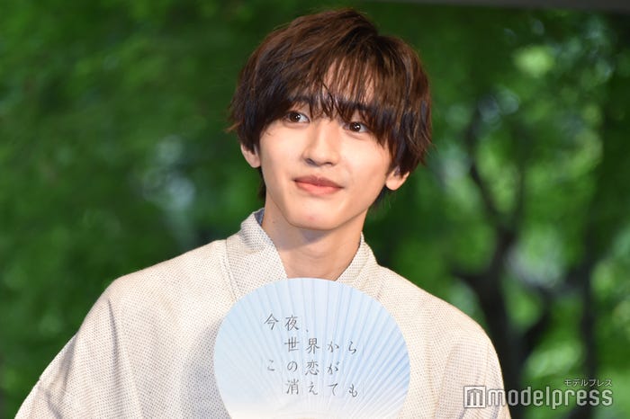 デビュー発表が忘れられない記憶だがまったく記憶にない道枝駿佑(C)モデルプレス