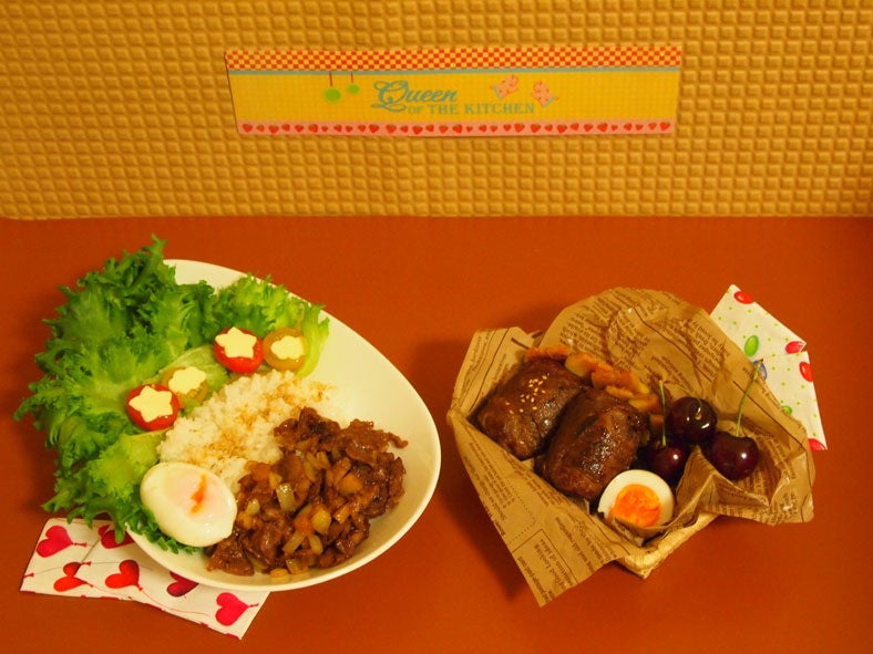 「焼肉プレート → 肉巻き」