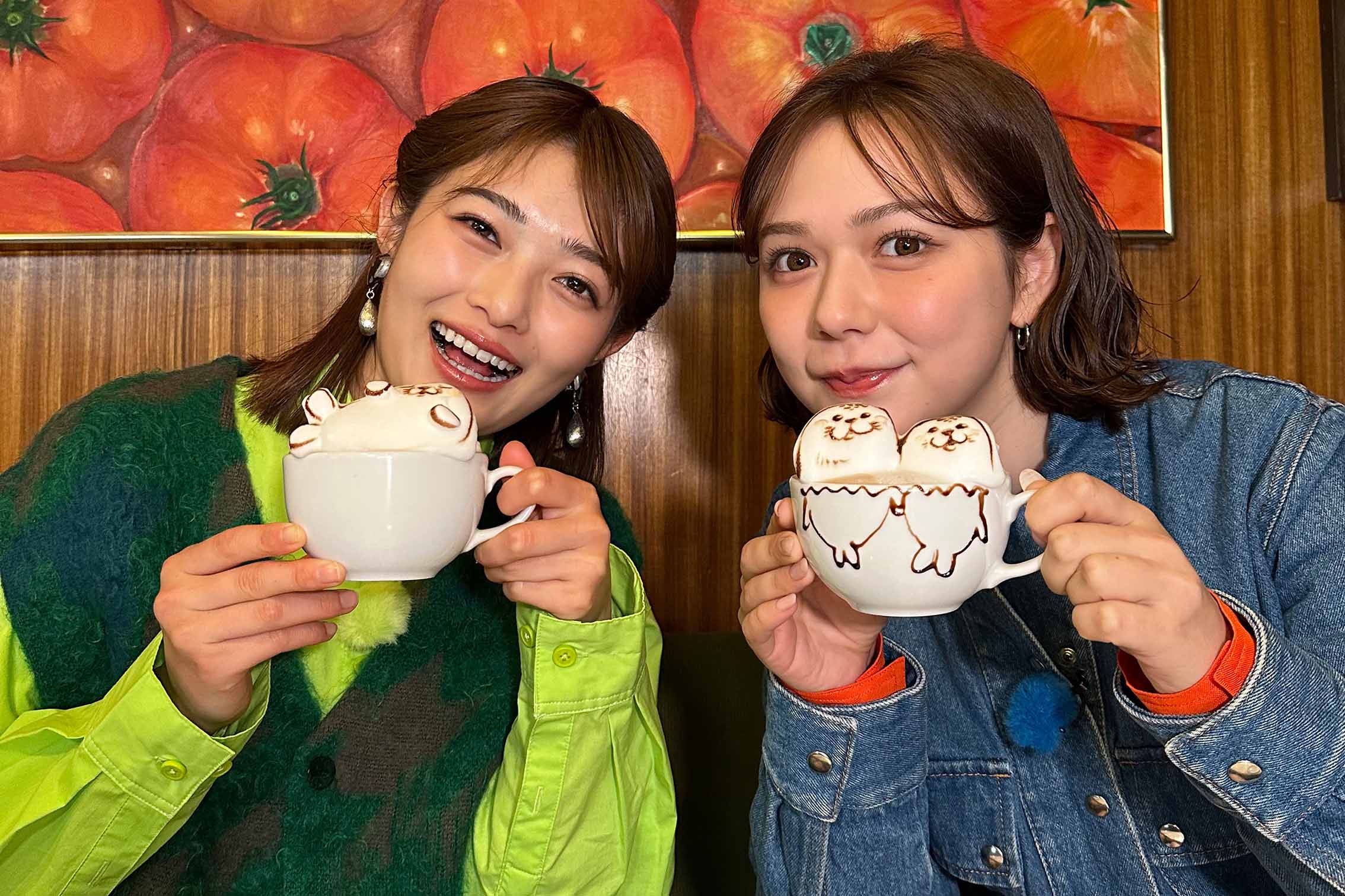 井上咲楽、村重杏奈（C）フジテレビ