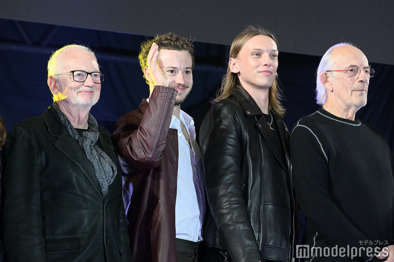 イアン・マクダーミド、ジョセフ・クイン、ジェイミー・キャンベル・バウアー、クリストファー・ロイド （C）モデルプレス