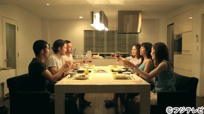 6人で初めての食事／「テラスハウス」7月12日放送回より