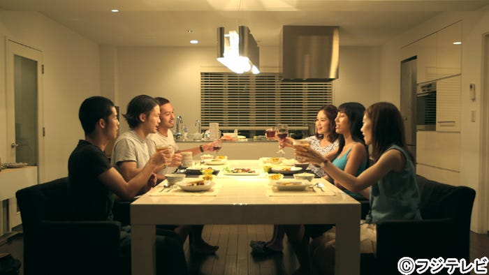 6人で初めての食事/「テラスハウス」7月12日放送回より