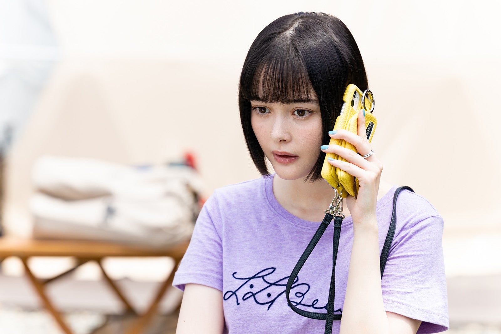 玉城ティナ／「NICE FLIGHT！」第4話より（C）テレビ朝日