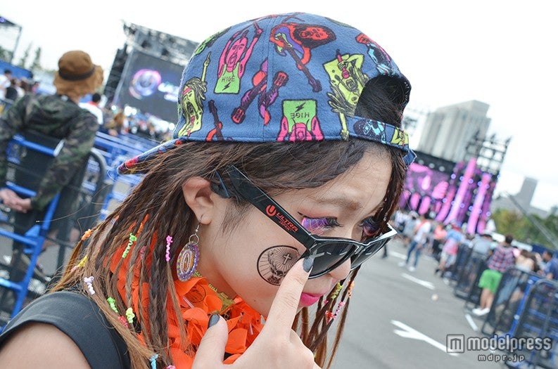 会場に集まったオシャレ女子たち