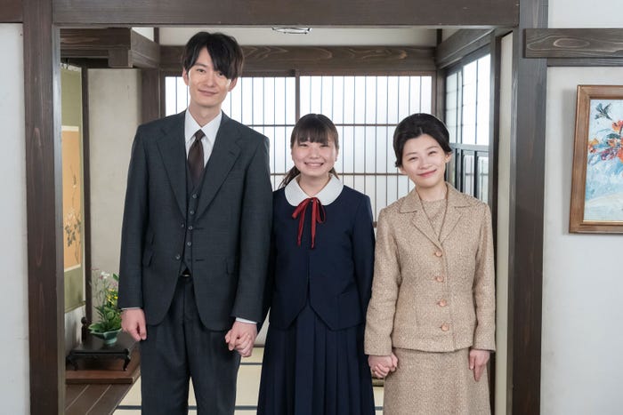 岡田将生、毎田暖乃、伊藤沙莉「虎に翼」第107話(C)NHK