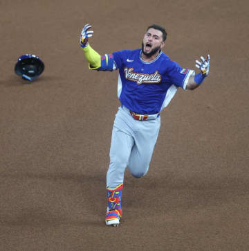 ベネズエラ代表 侍J戦で逆転3ラン、決勝でも一発のアブレイユ「ベネズエラは少々のことではひるまない」九回のベンチを回顧