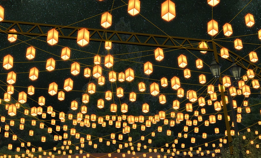  ランタンガーデン～幻想の灯火～／画像提供：京阪電気鉄道株式会社