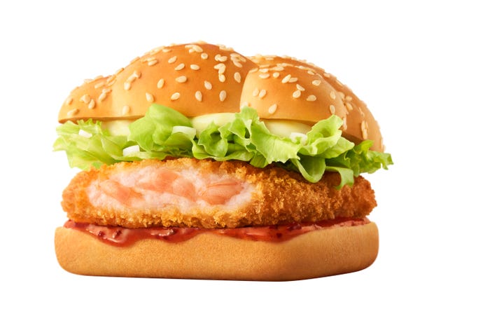 スイートチリ えびフィレオ/画像提供:日本マクドナルド