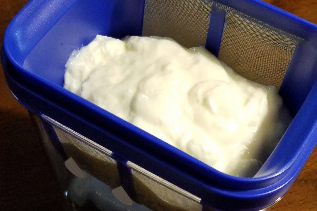 水切りヨーグルトができる容器作り方