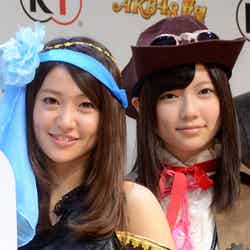 左から：大島優子、島崎遥香