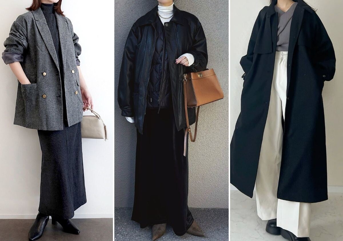 きれいめ派さん必見！冬はモノトーンコーデで上品に着やせ♡おしゃれな人のお手本5style