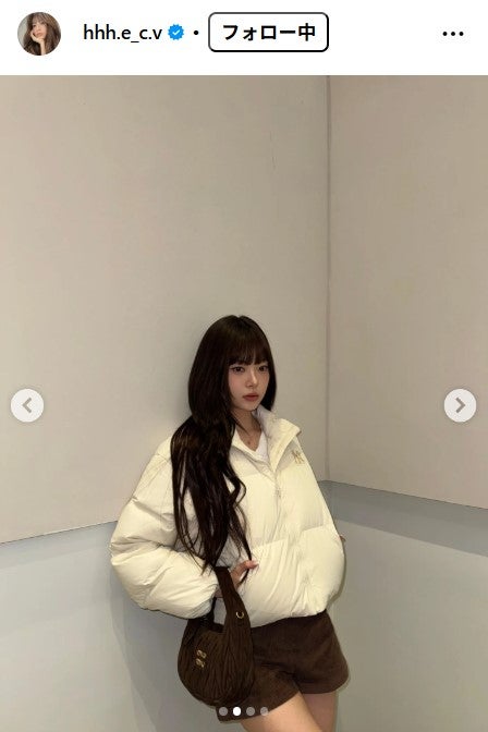 HONG EUNCHAE Instagramより