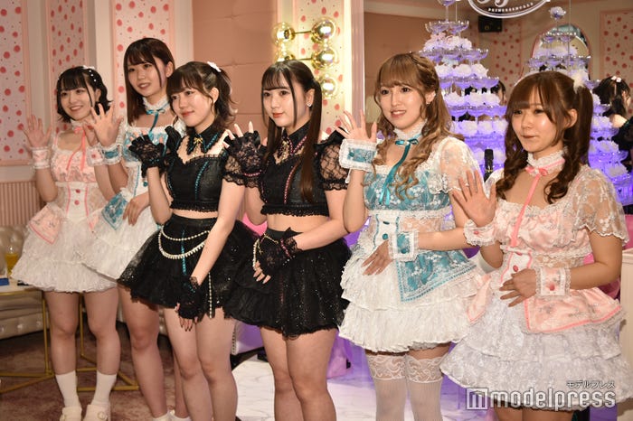 Lv.ばぶ、なゆ、もも、ひめ、るい、らんらん(C)モデルプレス