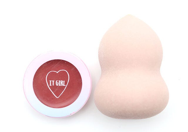 メイクパフ(ホイップ型、ケース付) 水あり メイクパフ(ホイップ型、ケース付) 水あり