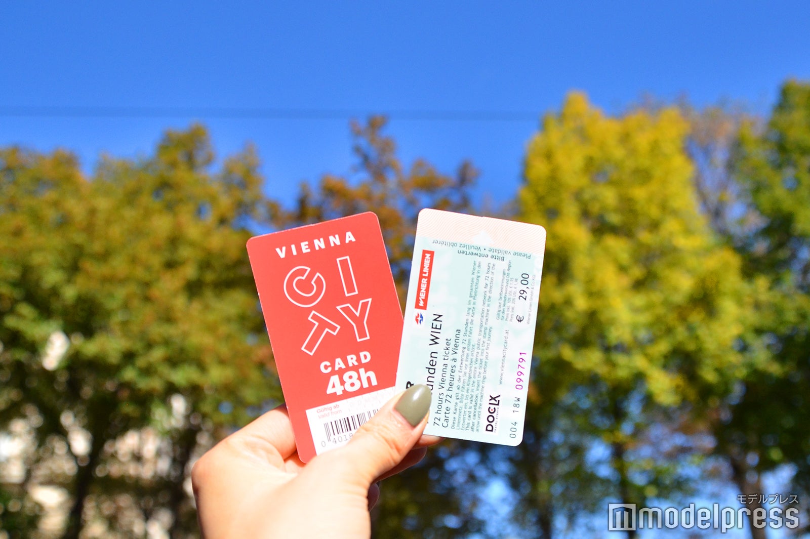 ウィーンシティカード（C）モデルプレス