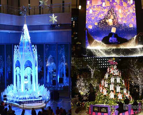 アナ雪、ラプンツェルのXmasイルミ ディズニー一色に染まる<写真特集>
