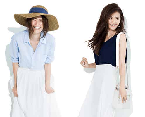 着回し抜群!夏はやっぱ白スカートでしょ