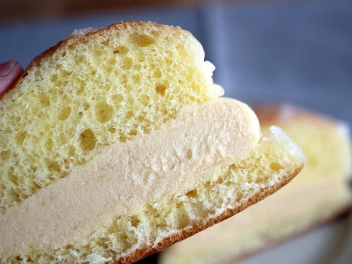 ひんやりとしたクリームの口どけがいい