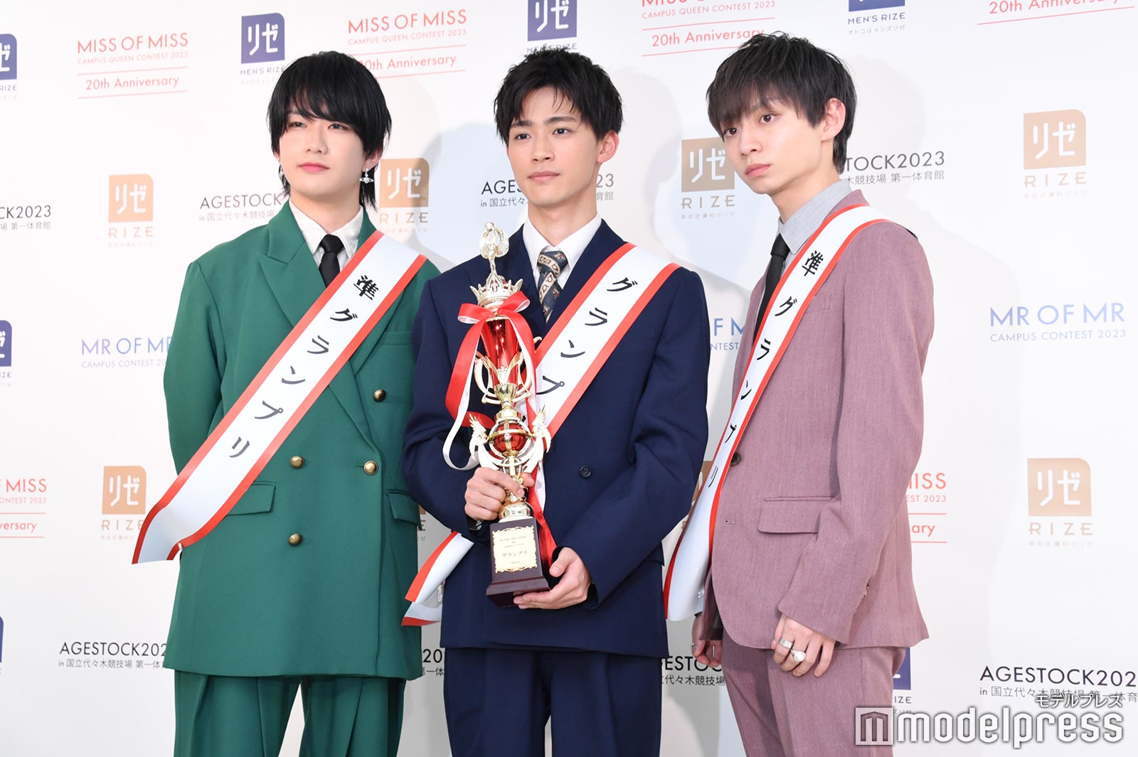 「MR OF MR CAMPUS CONTEST 2023 supported by メンズリゼ」受賞者 （C）モデルプレス