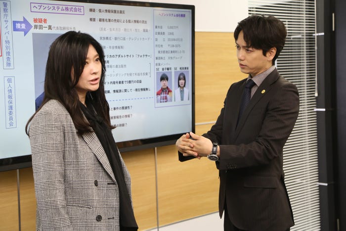 篠原涼子、山崎育三郎「ハイエナ」第6話より(C)ドラマ「ハイエナ」製作委員会