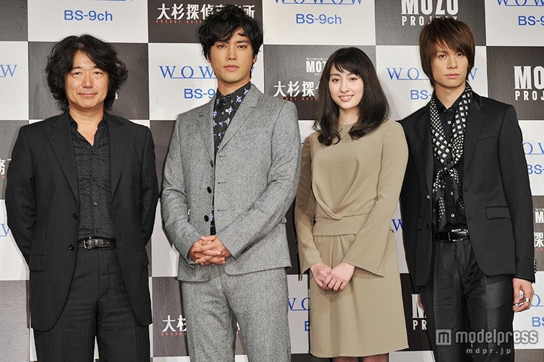 （左から）羽住英一郎監督、桐谷健太、早見あかり、浦井健治