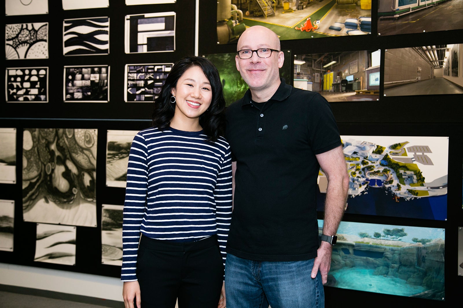 ロナ・リュー氏、ドン・シャンク氏（撮影：Kaori Suzuki）