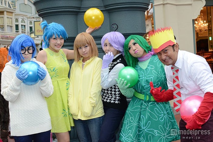 「インサイド・ヘッド」カナシミ、ヨロコビ、ライリー、ビビリ、ムカムカ、イカリ/☆erika☆さん、あっこさん、ひかちゅうさん、あちゃこさん、ゆきパフェさん、秋人さん