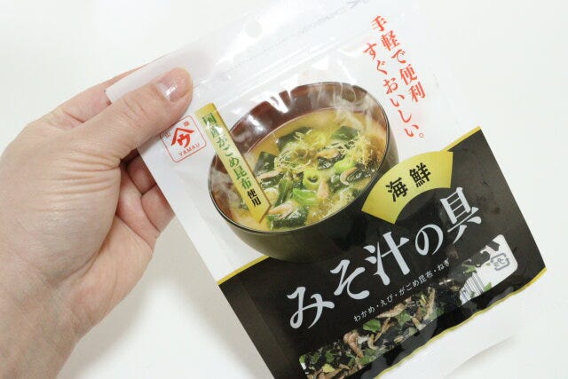 みそ汁の具（海鮮）　魚の屋　ダイソー　乾燥