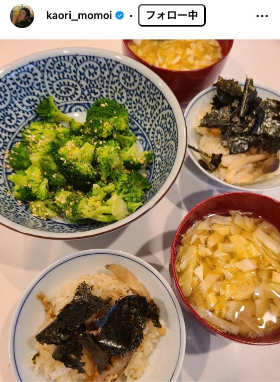 桃井かおりInstagramより