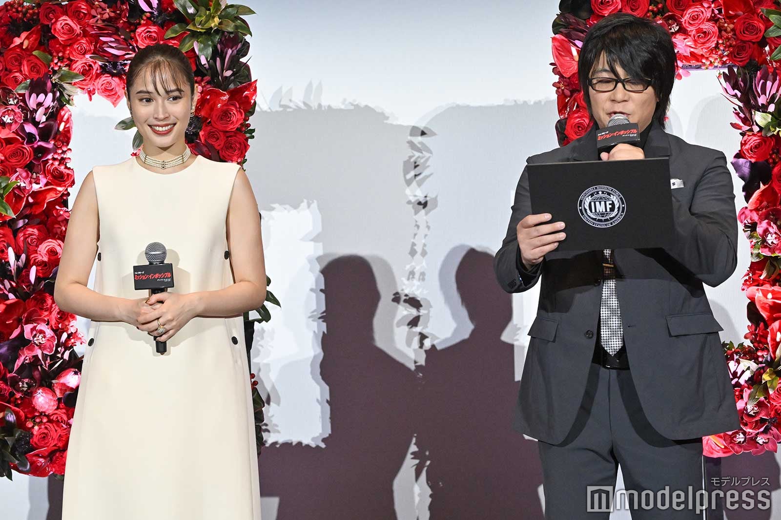 （左から）広瀬アリス、森川智之（C）モデルプレス