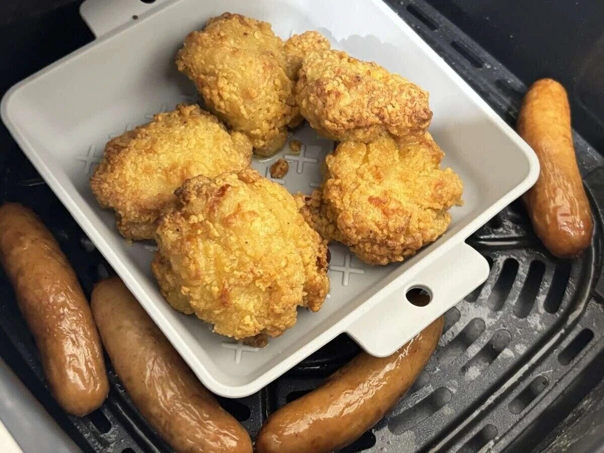 ダイソー　シリコーンオーブントレー　使用例