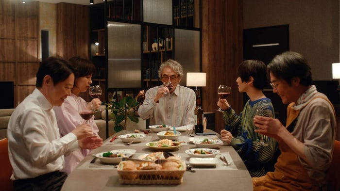 阿部サダヲ、松たか子、段田安則、板垣李光人、岡部たかし「しあわせな結婚」第1話(C)テレビ朝日