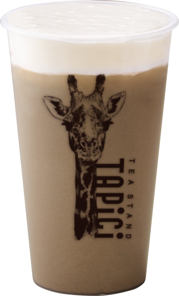 タピチのチーズドリンク-ほうじ茶ミルクホット／画像提供：ドロキア・オラシイタ