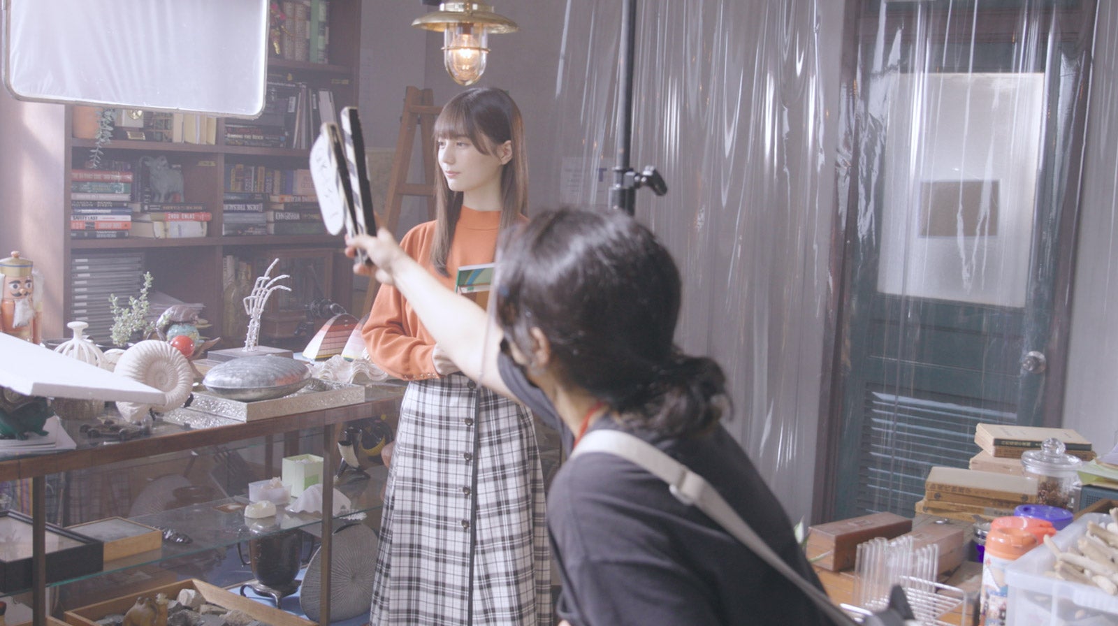 小坂菜緒／CMメイキングカット（提供写真）