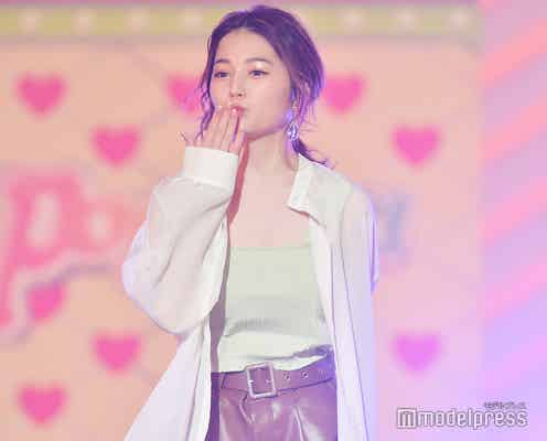 浪花ほのか(ほのばび)、美脚眩しい“エモ春コーデ”で魅了<“POP 愛”全集中祭>