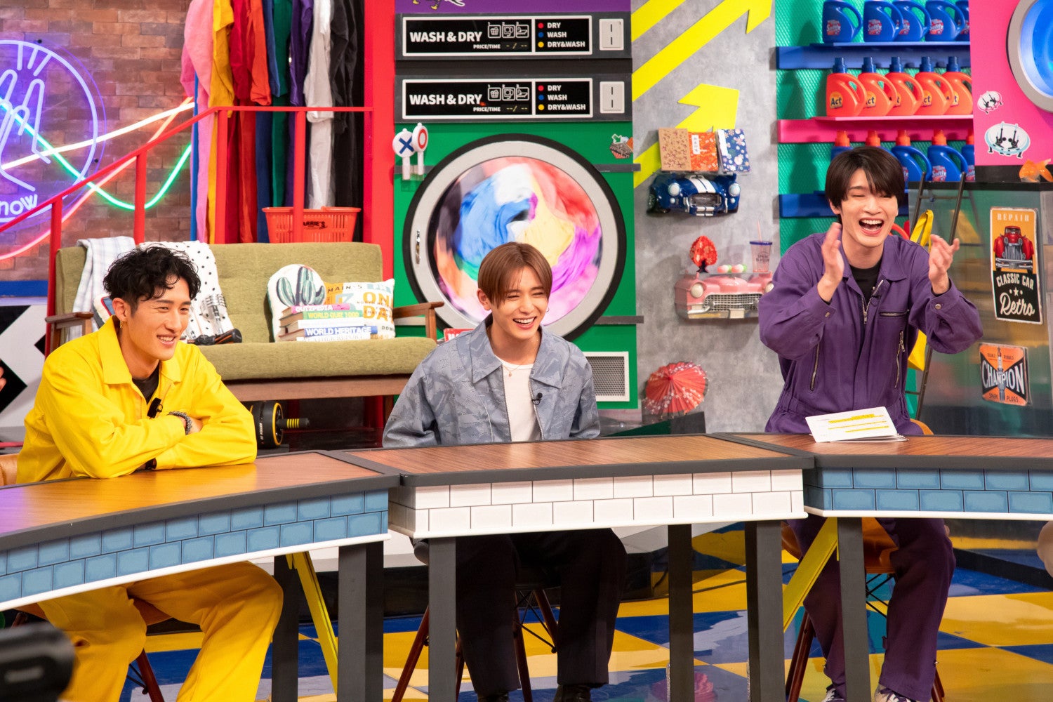 岩本照、山田涼介、深澤辰哉（C）TBS