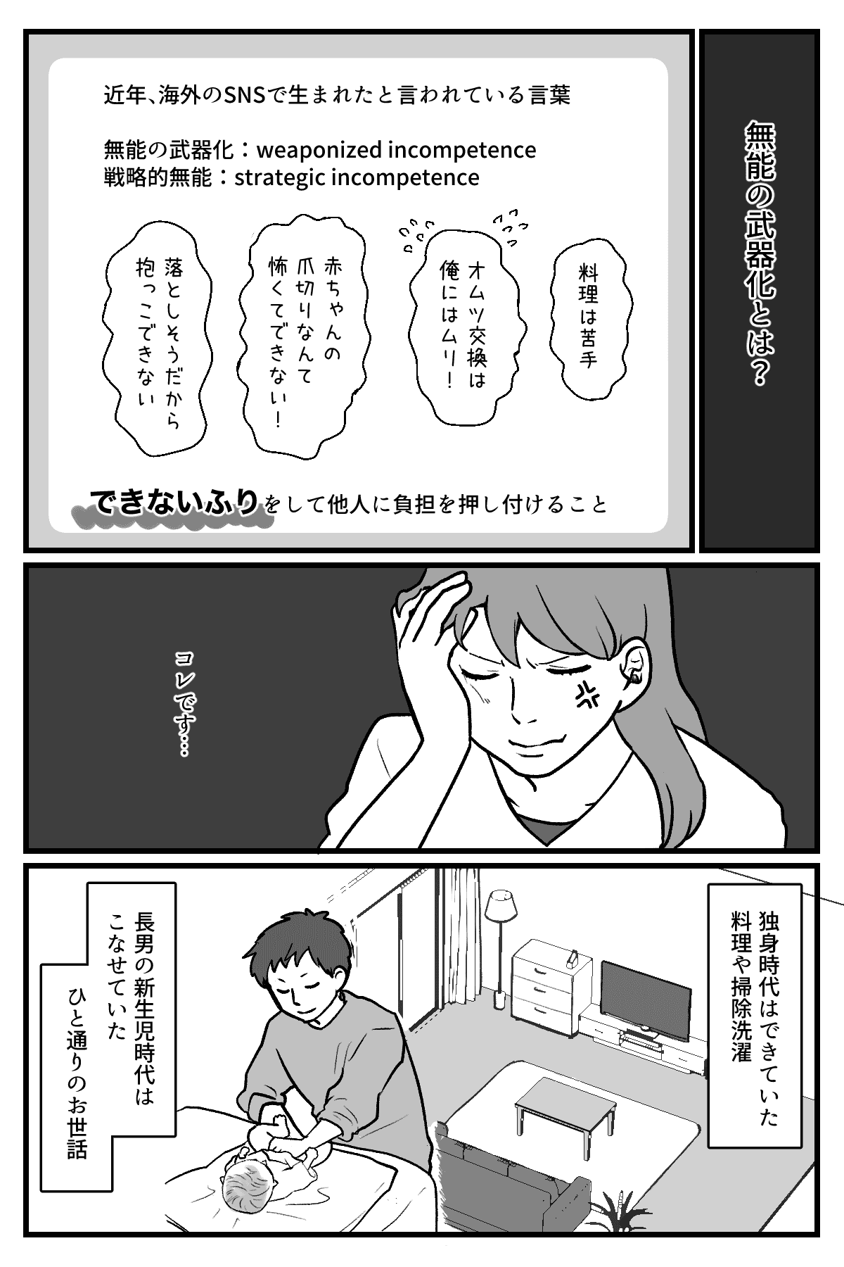 無能の武器化9ページ 改訂