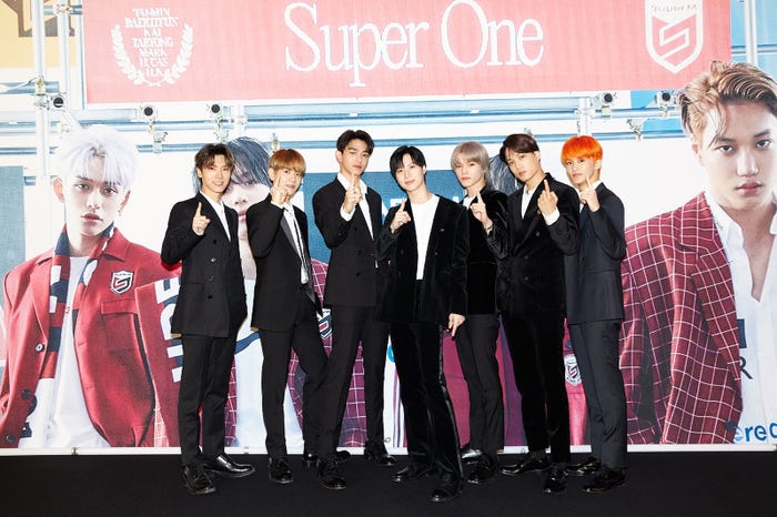 SuperM/テン、ベクヒョン、ルーカス、テミン、テヨン、カイ、マーク(提供写真)