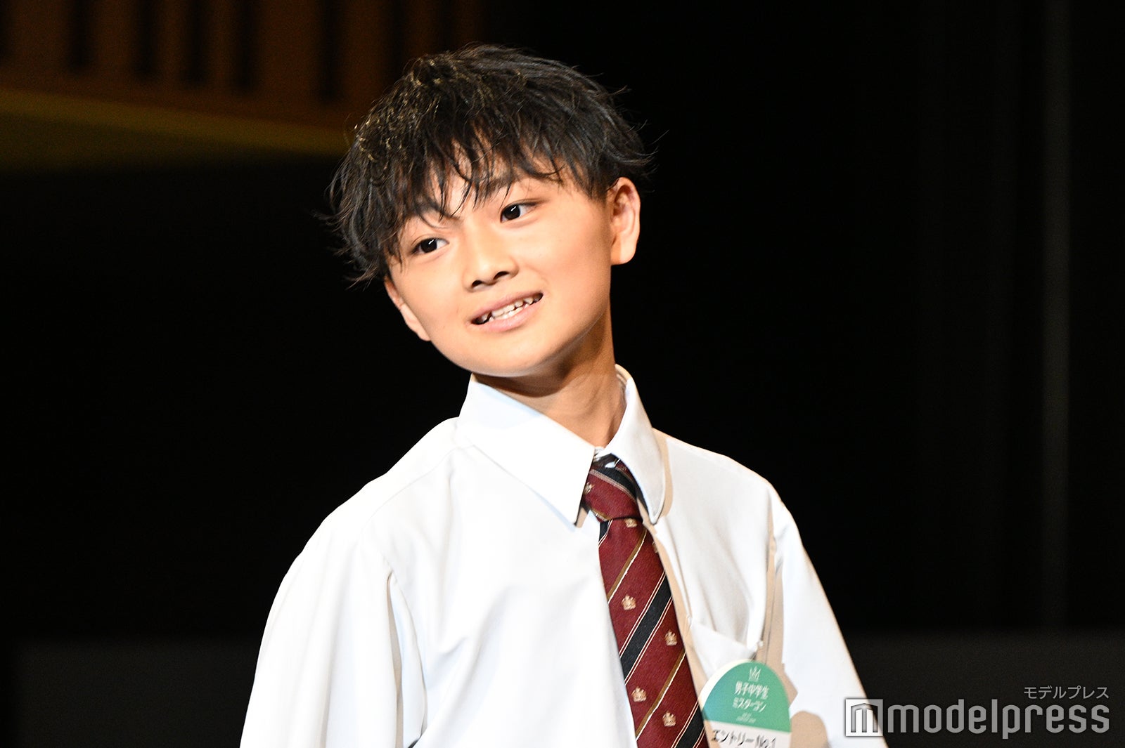 斎藤羽雲「男子中学生ミスターコン2025」ファイナル審査より（C）モデルプレス