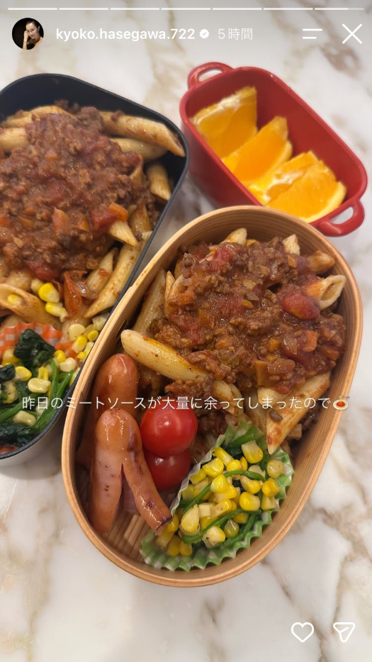 長谷川京子Instagramストーリーズより