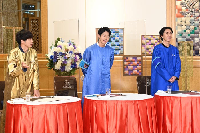 増田貴久、松下洸平、矢部浩之(C)日本テレビ