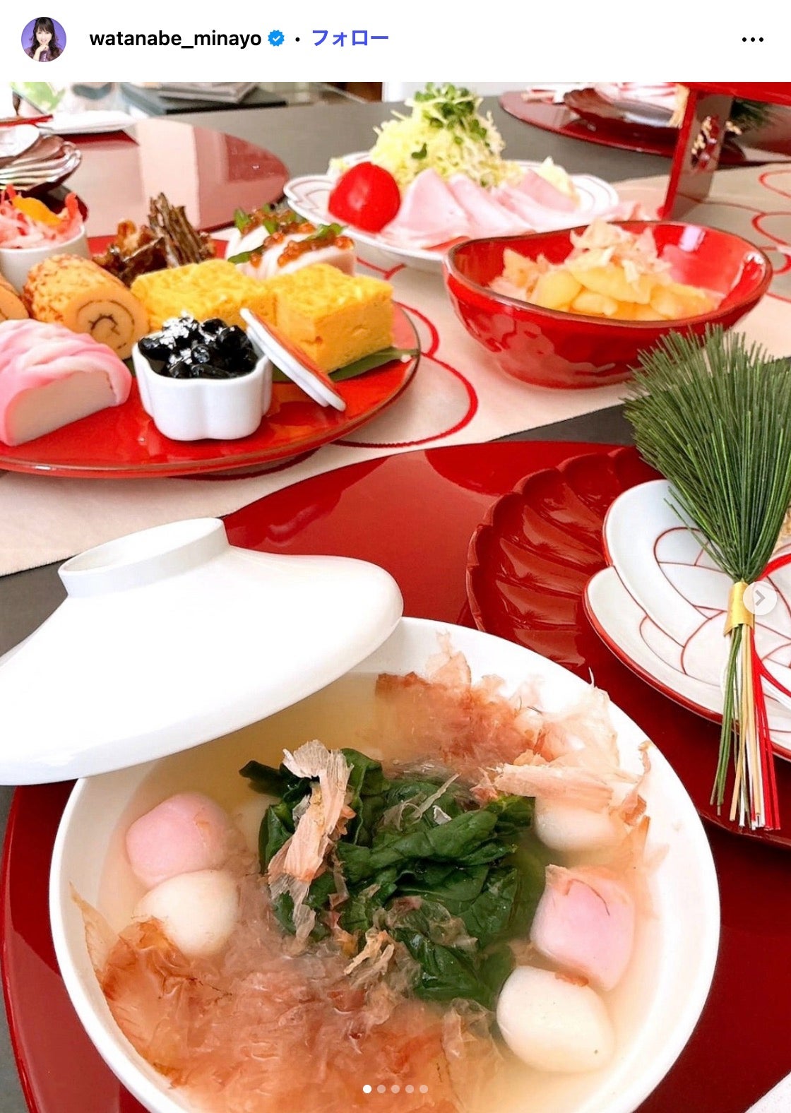 渡辺美奈代Instagramより