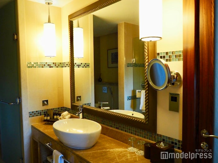 ゴールドを基調とした豪華な洗面台（C）ビューティーガール