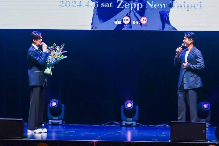 八木勇征、EXILE AKIRA「YUSEI YAGI 『O’ver』1st ASIA FAN MEETING IN TAIPEI」(提供写真)